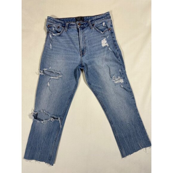 Abercrombie Denim - Abercrombie & Fitch Jeans Simone High Rise Slim Distressed 30/10